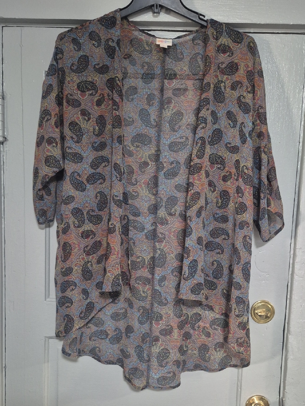LulaRoe Paisley Open Front Kimono
